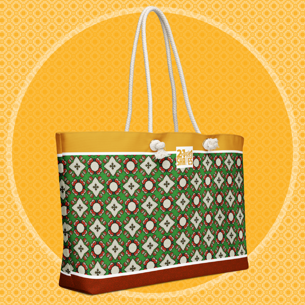 Barrio 30 | Tote Bag | 24″ × 13″ Weekender Tote Bag with Memorable Artistic Patterns