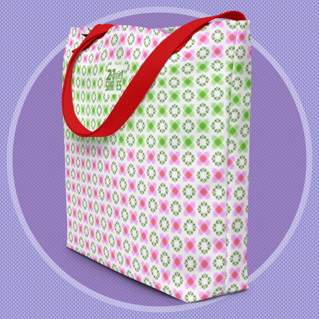 Sutro Love with inside pocket | Tote Bag | Large 16″ × 20″ Patterned Tote Bag for Everyday Essentials and Extra Space