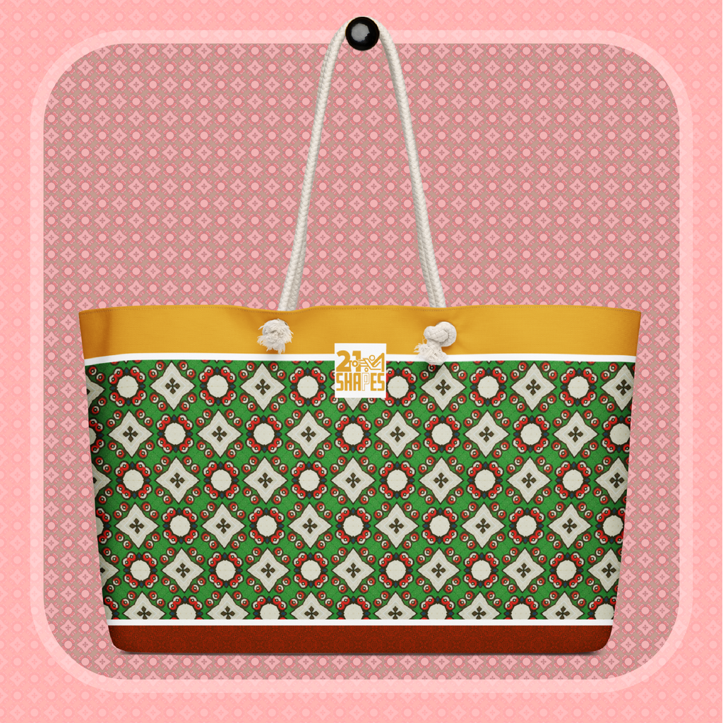 Barrio 30 | Tote Bag | 24″ × 13″ Weekender Tote Bag with Memorable Artistic Patterns