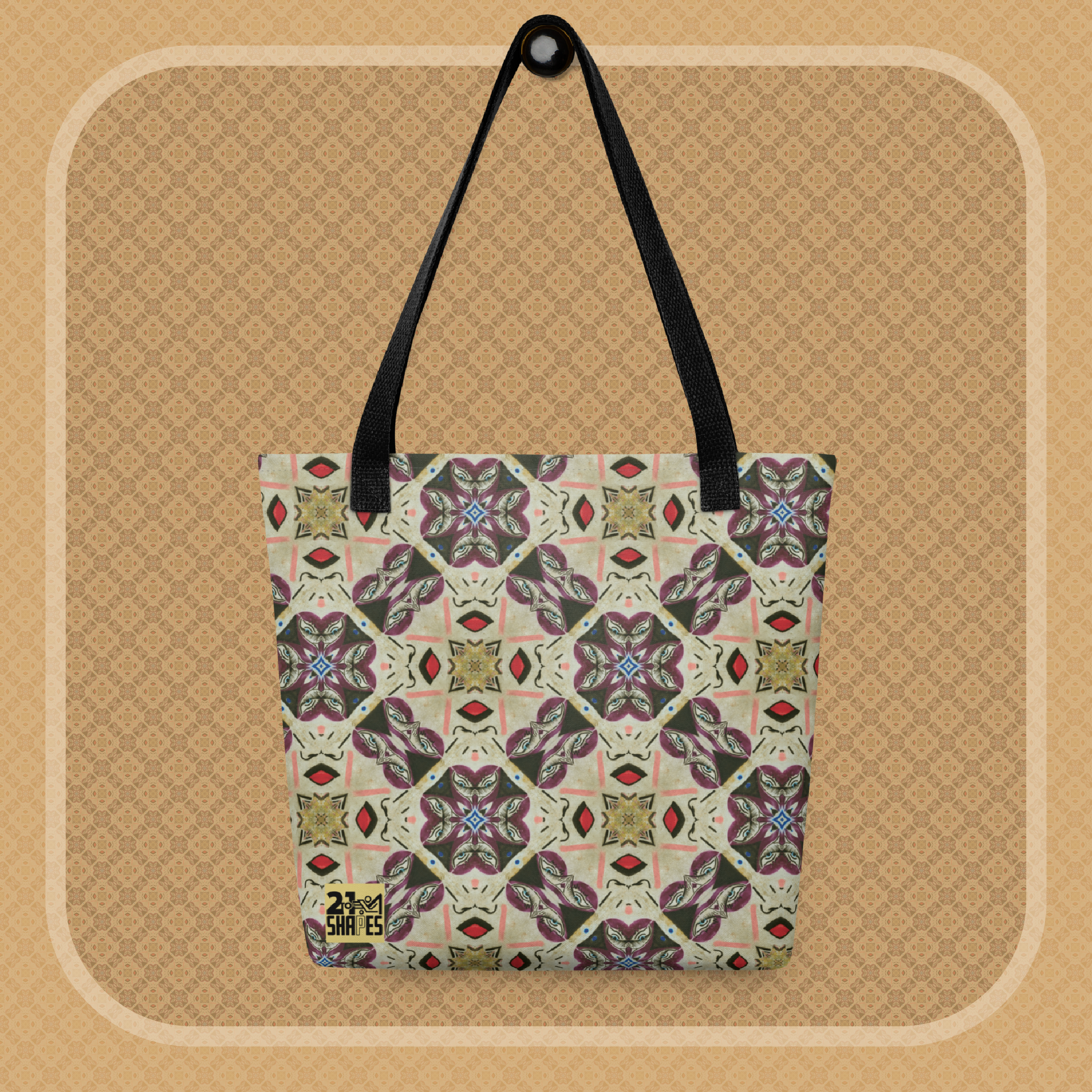 Oh Boy | Tote Bag | Art‑Inspired 15×15 Tote Bag — Perfect for Daily Essentials, a Tablet or Vinyl