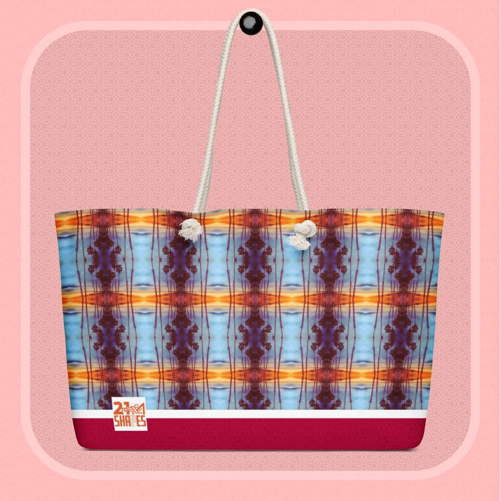 La Palapa | Tote Bag | Art‑Inspired 24″ × 13″ Tote Bag for Weekend Trips and Everyday Style