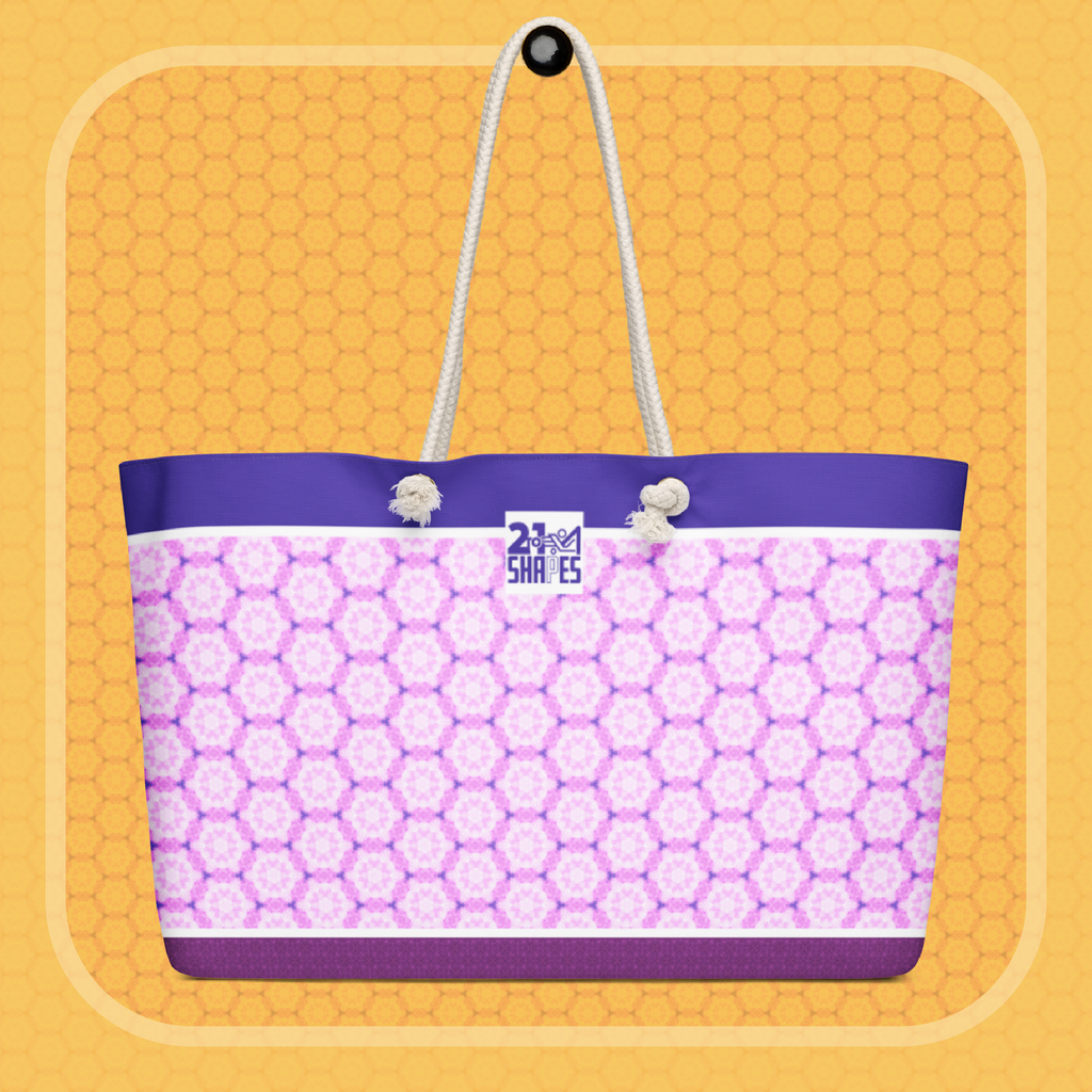 River Valley | Tote Bag | Large 24″ × 13″ Travel Tote Bag with Unique Pattern Designs