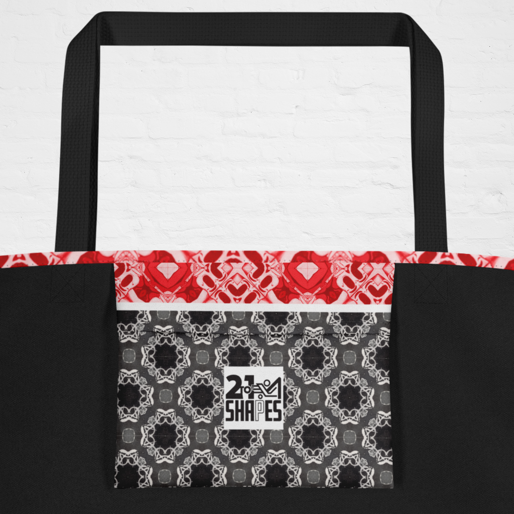 Anarchy on Red with inside pocket