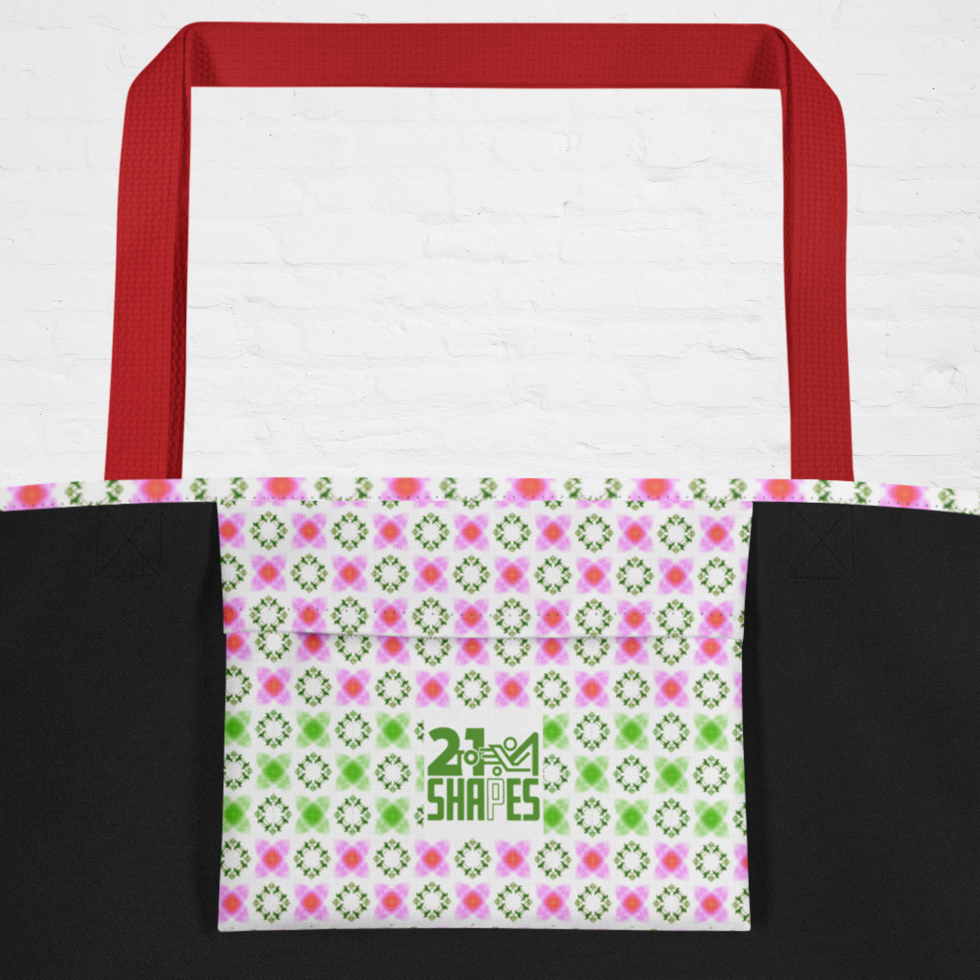 Sutro Love with inside pocket | Tote Bag | Large 16″ × 20″ Patterned Tote Bag for Everyday Essentials and Extra Space