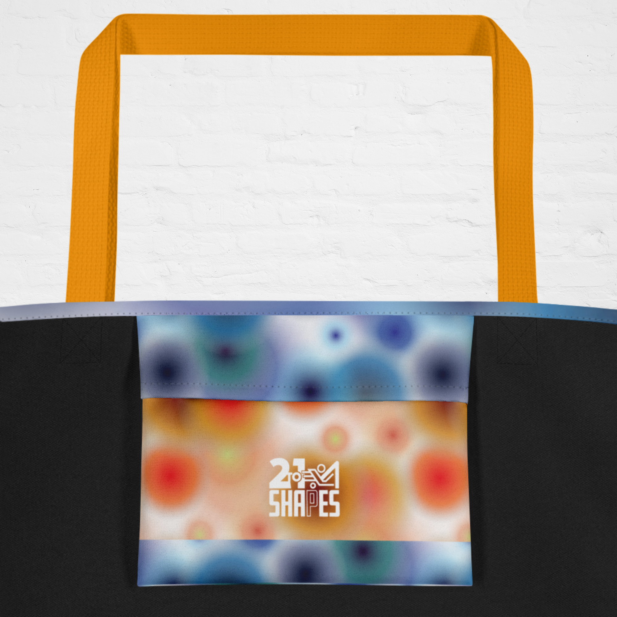 Glow in Yellow with inside pocket | Tote Bag |  Spacious 16″ × 20″ Patterned Tote — Your Go‑To Bag for Carrying It All